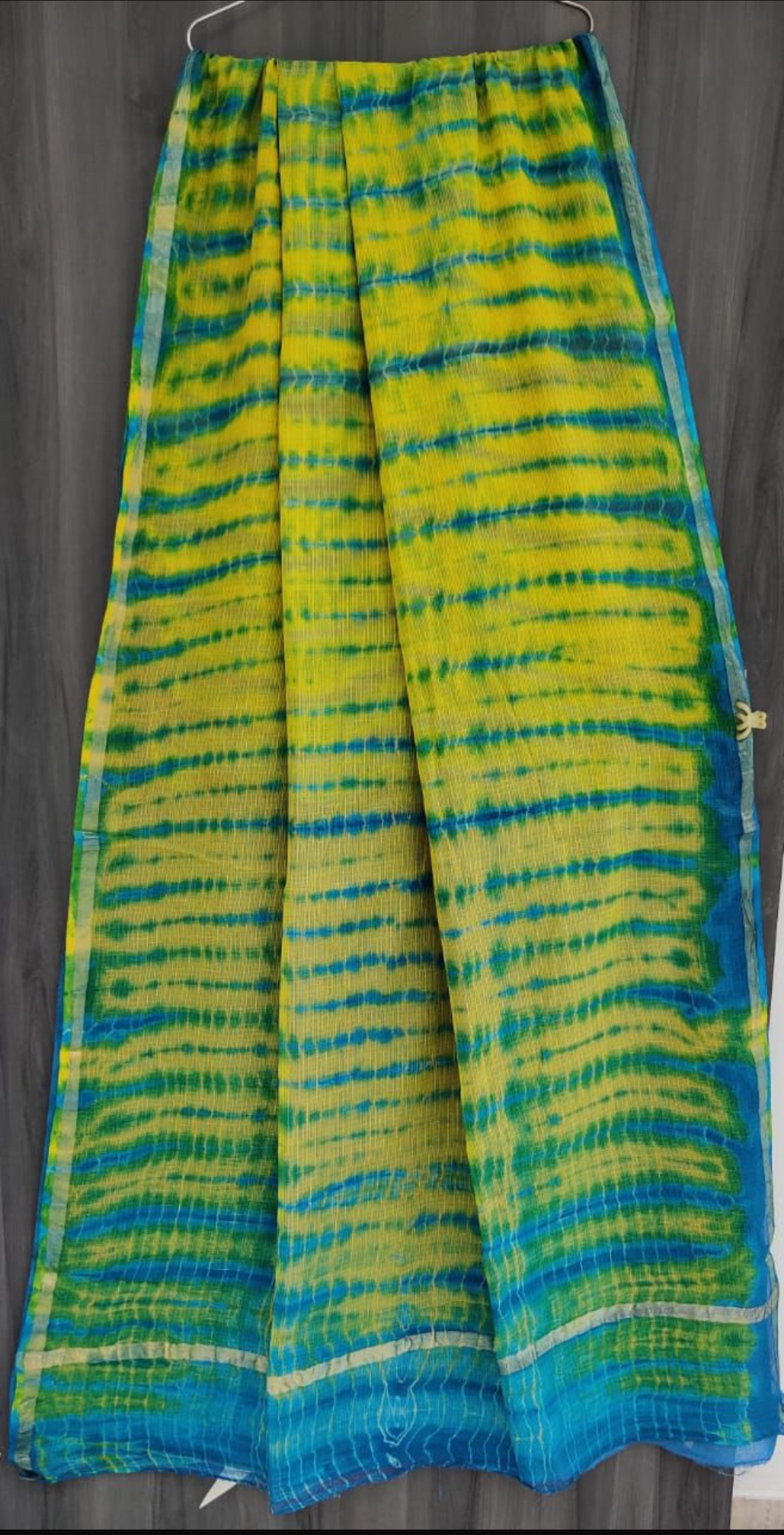 Bagru print Kota doria Saree